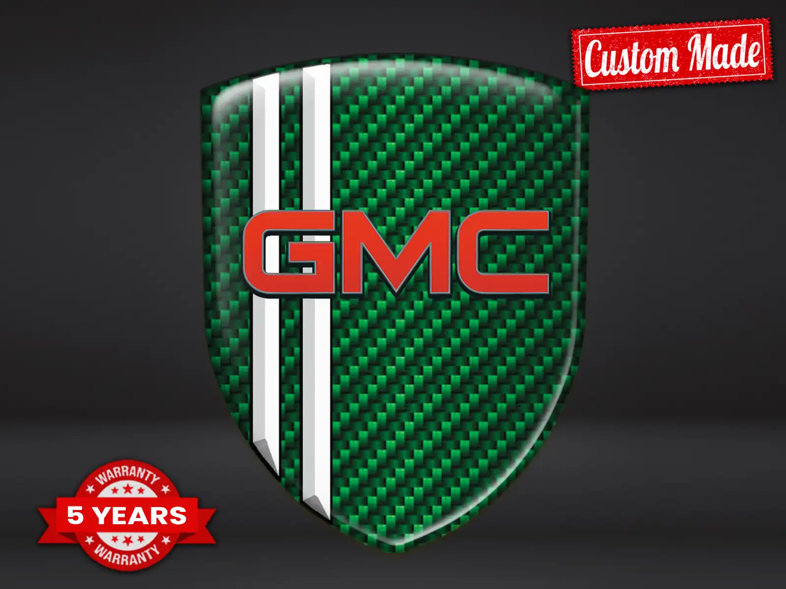 GMC Décalcos Vitre Arrière Tuning Étoile Robuste